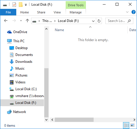 Inside the mounted VeraCrypt volume